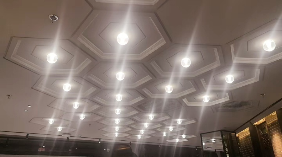 廣州酒家GRG異形吊頂 廣州酒家GRG異形吊頂